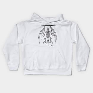 Bat Skeleton Kids Hoodie